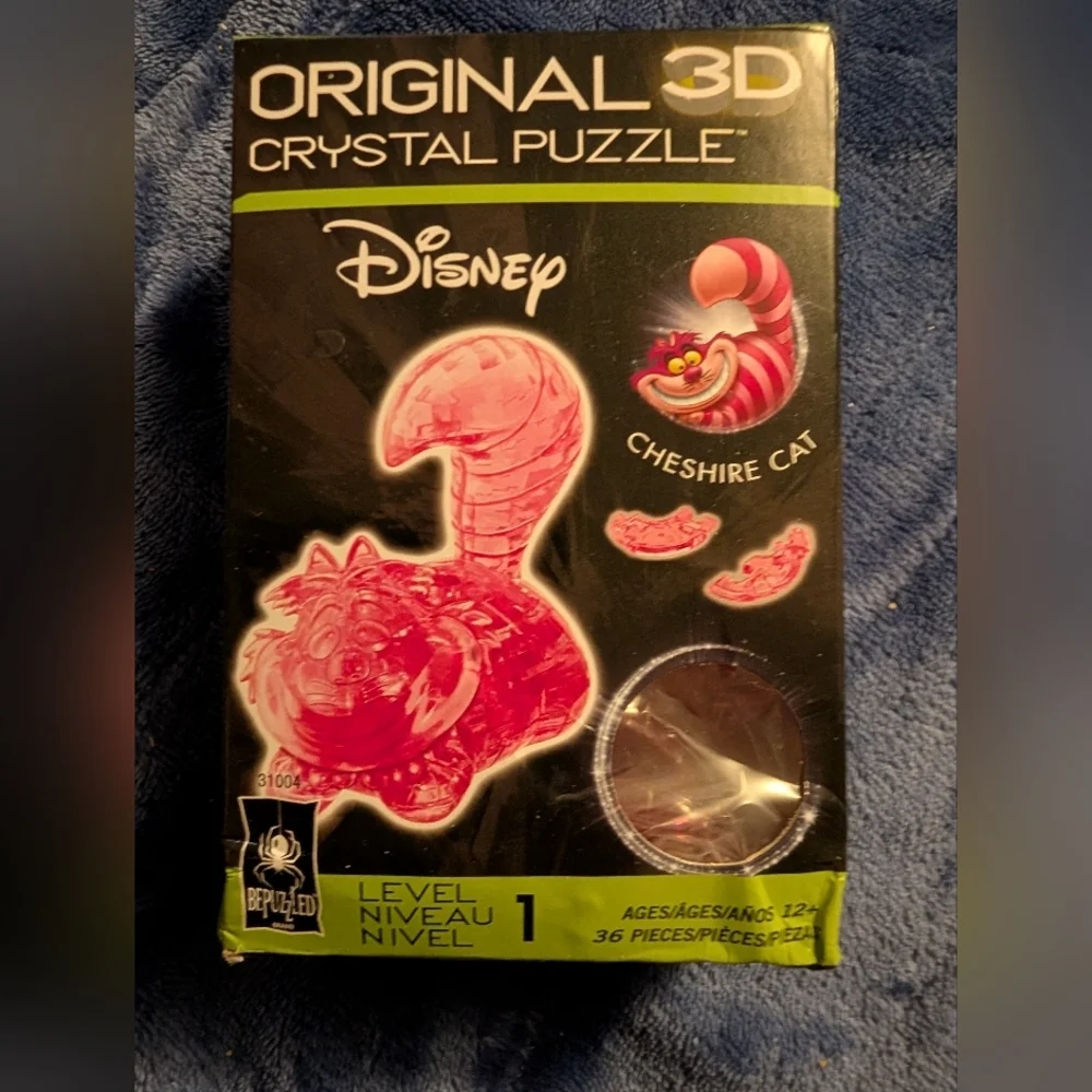 Disney Cheshire Cat 3D Crystal Puzzle - Pink